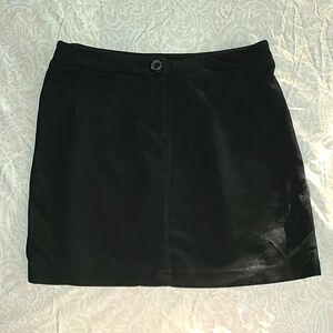 Y2k Strech black mini skirt size‎ 7 Juniors